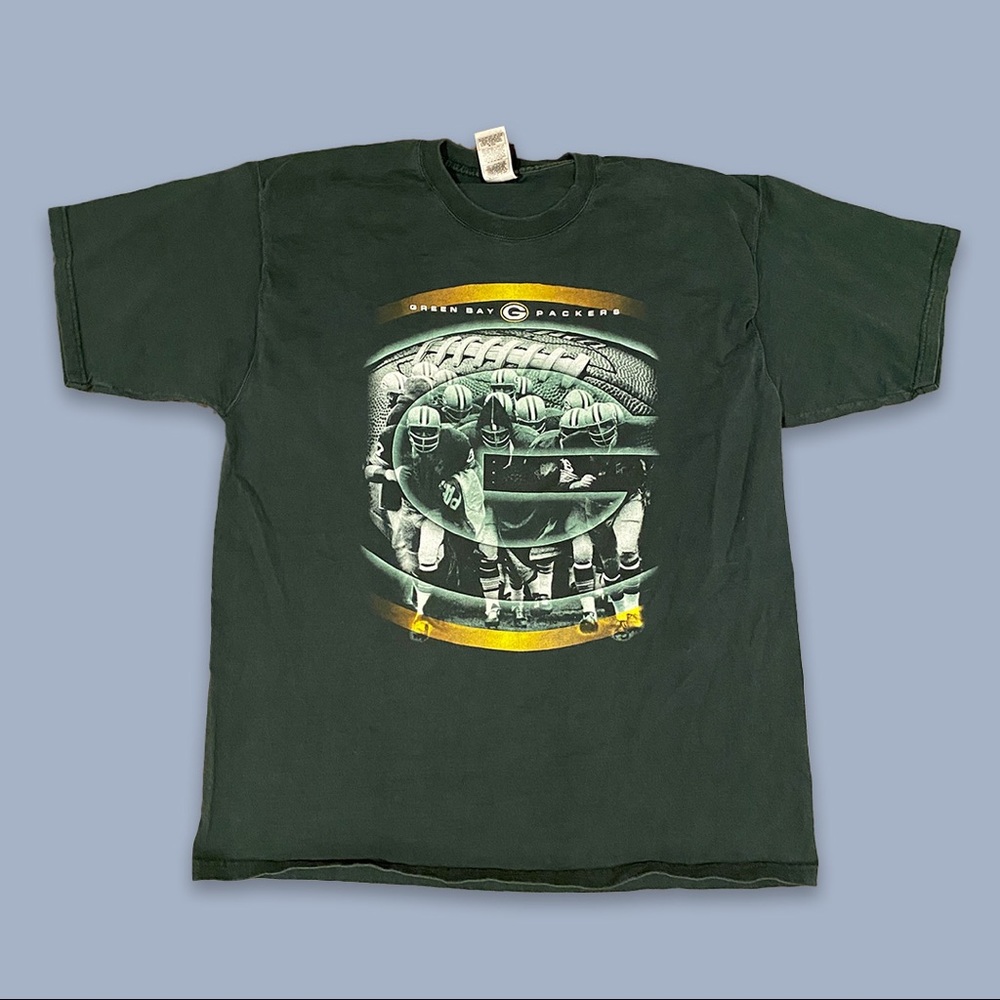 GREEN BAY PACKERS Vintage Pro Player Men's Shirt Green Size XL NFL Football Team